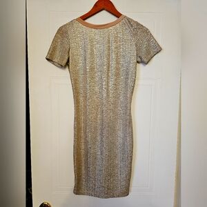 Backless Champagne Dress